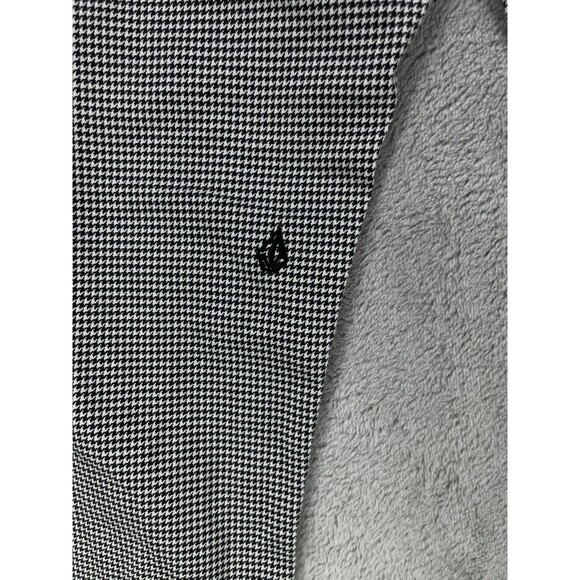 Volcom Pants Mens 30 White Black Chino Houndstooth Skater Straight Leg - Picture 6 of 14